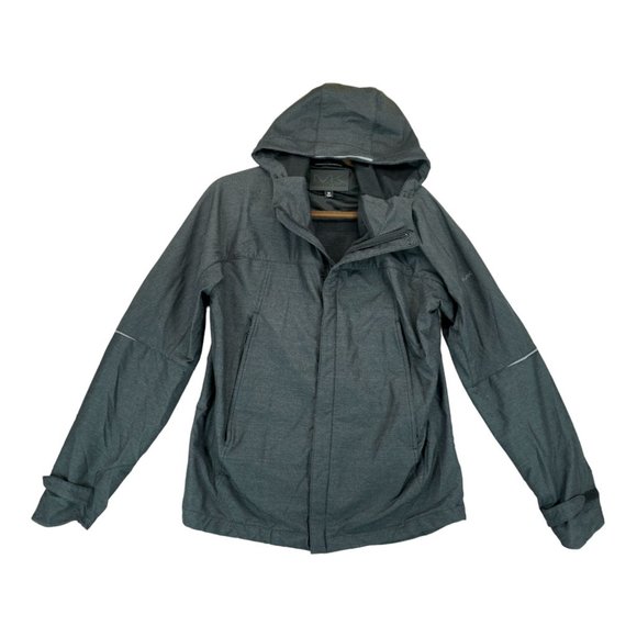 Michael Kors Men's Hooded Windbreaker‎ Jacket Gray Size Medium M - Picture 1 of 8